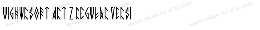 Uighursoft Art 2 Regular Version 2字体转换